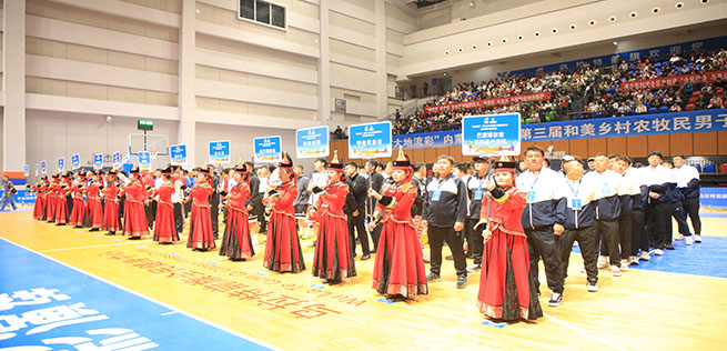 大地流彩 內(nèi)蒙古自治區(qū)第三屆和美鄉(xiāng)村農(nóng)牧民男子籃球賽